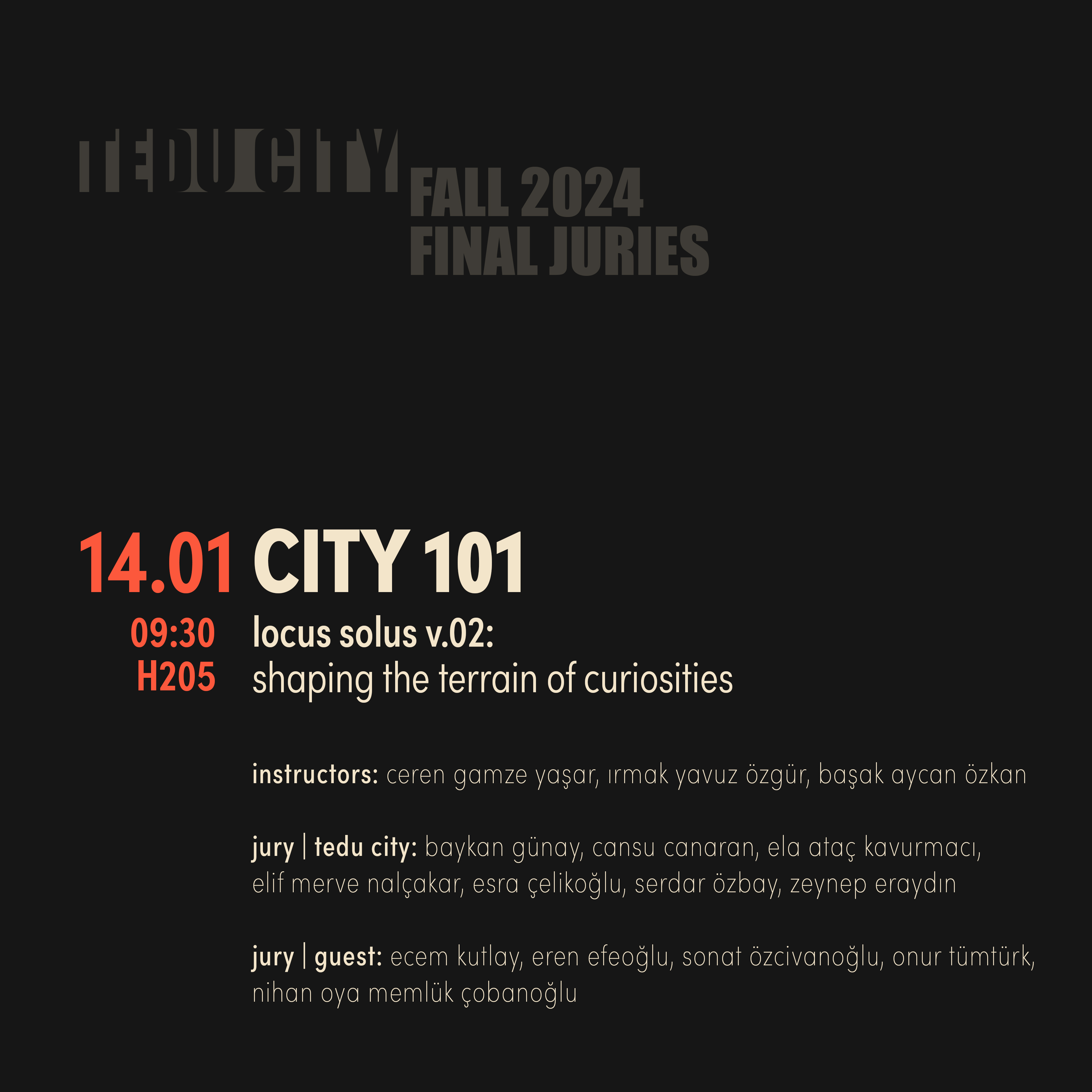 tedu city final juries