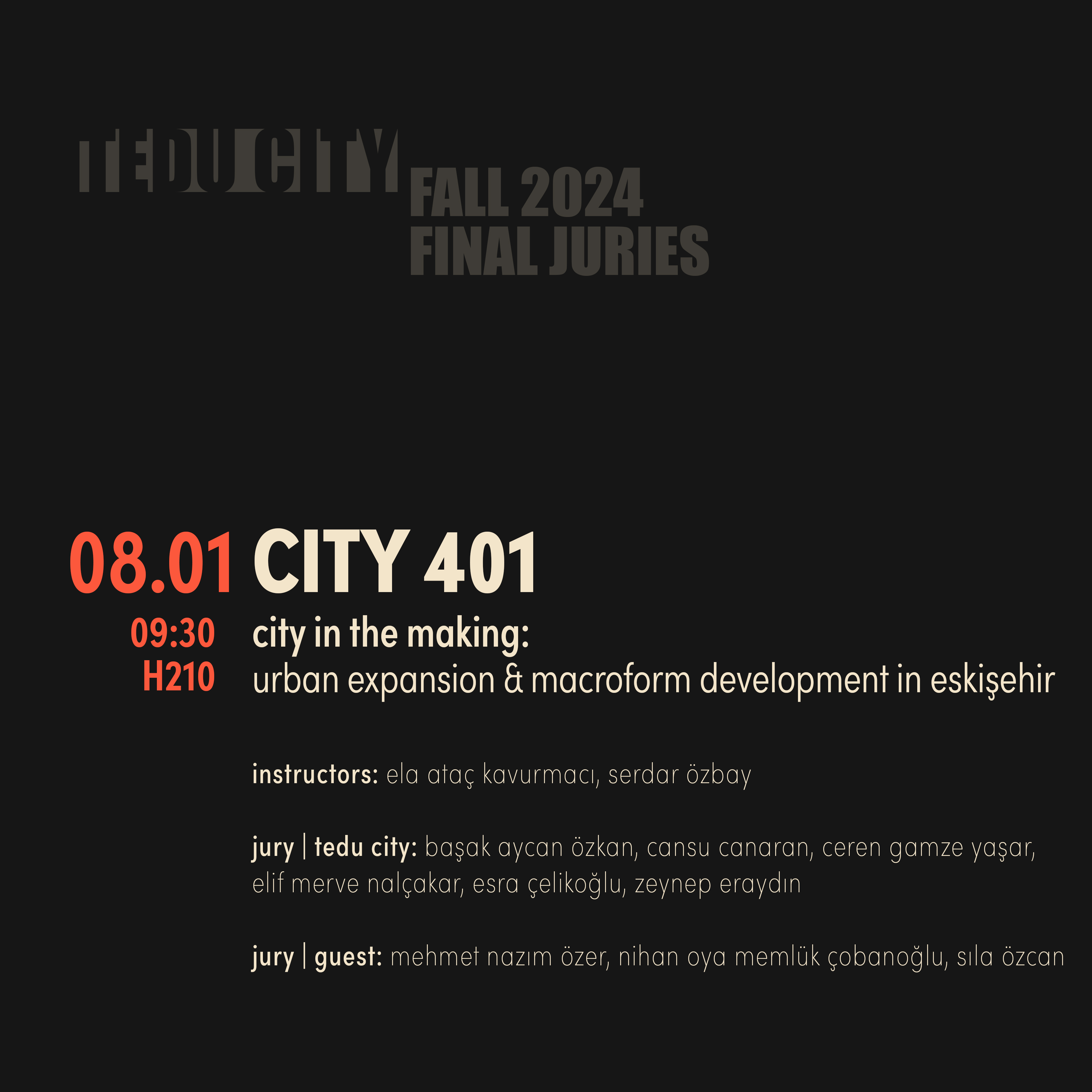tedu city final juries